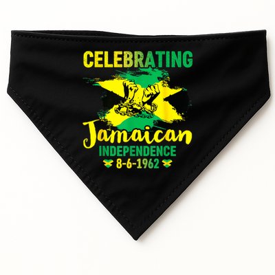 Independence Day 1962 Jamaican Flag USA-Made Doggie Bandana