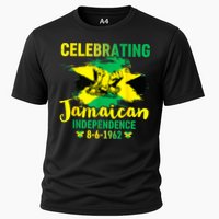 Independence Day 1962 Jamaican Flag Cooling Performance Crew T-Shirt