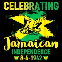 Independence Day 1962 Jamaican Flag Cooling Performance Crew T-Shirt
