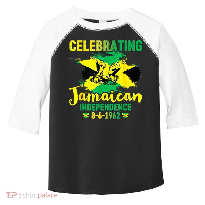 Independence Day 1962 Jamaican Flag Toddler Fine Jersey T-Shirt