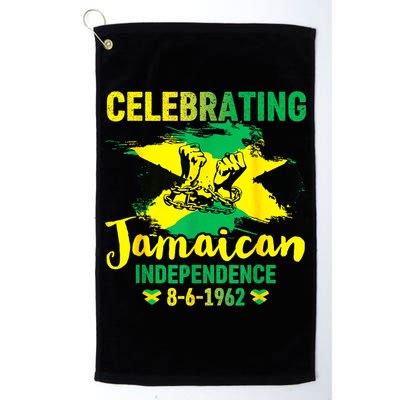 Independence Day 1962 Jamaican Flag Golf Towel
