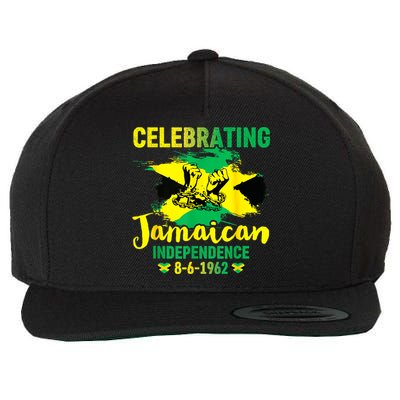 Independence Day 1962 Jamaican Flag Wool Snapback Cap