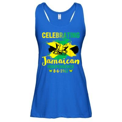 Independence Day 1962 Jamaican Flag Ladies Essential Flowy Tank