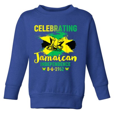 Independence Day 1962 Jamaican Flag Toddler Sweatshirt