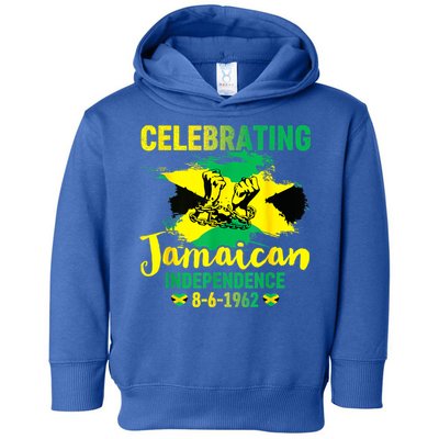Independence Day 1962 Jamaican Flag Toddler Hoodie