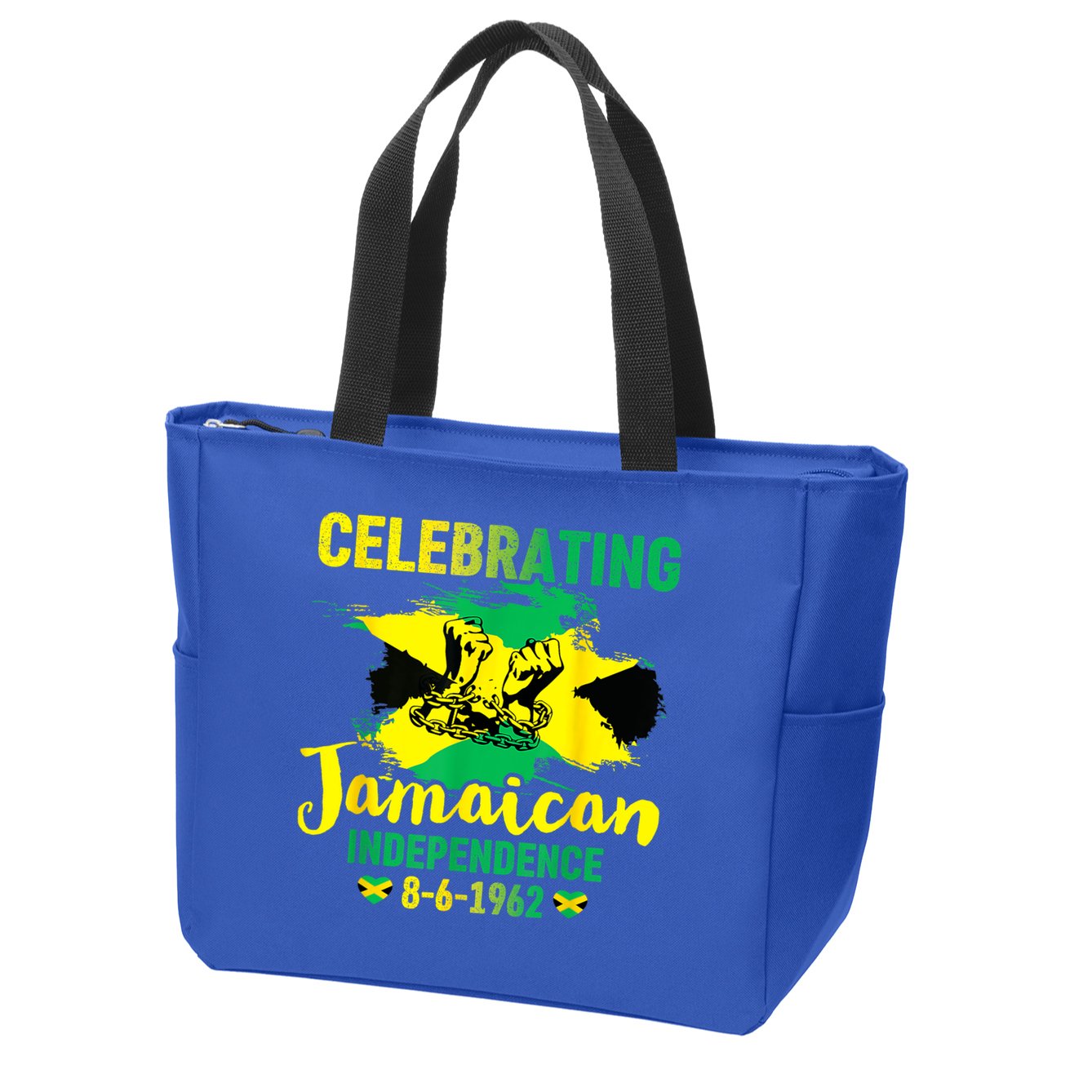 Independence Day 1962 Jamaican Flag Zip Tote Bag
