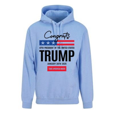 Inauguration Day 2025 Congrats Trump 2025 Unisex Surf Hoodie