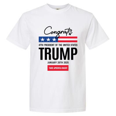 Inauguration Day 2025 Congrats Trump 2025 Garment-Dyed Heavyweight T-Shirt