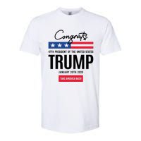 Inauguration Day 2025 Congrats Trump 2025 Softstyle CVC T-Shirt