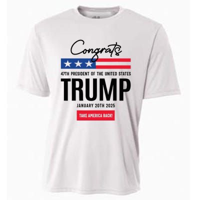 Inauguration Day 2025 Congrats Trump 2025 Cooling Performance Crew T-Shirt