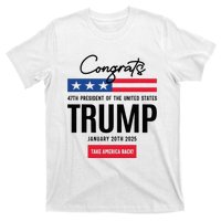 Inauguration Day 2025 Congrats Trump 2025 T-Shirt