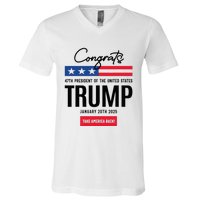 Inauguration Day 2025 Congrats Trump 2025 V-Neck T-Shirt