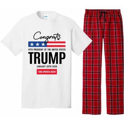 Inauguration Day 2025 Congrats Trump 2025 Pajama Set