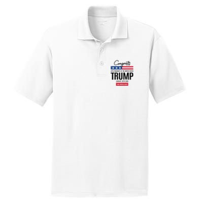 Inauguration Day 2025 Congrats Trump 2025 PosiCharge RacerMesh Polo