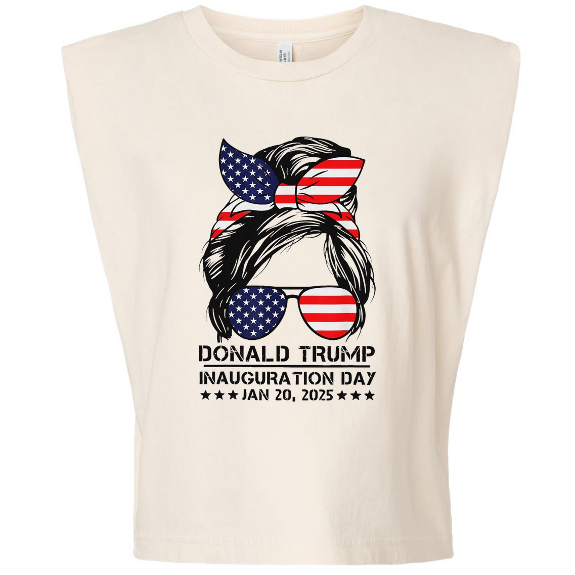 Inauguration Day 2025 Trump Girl Garment-Dyed Women's Muscle Tee