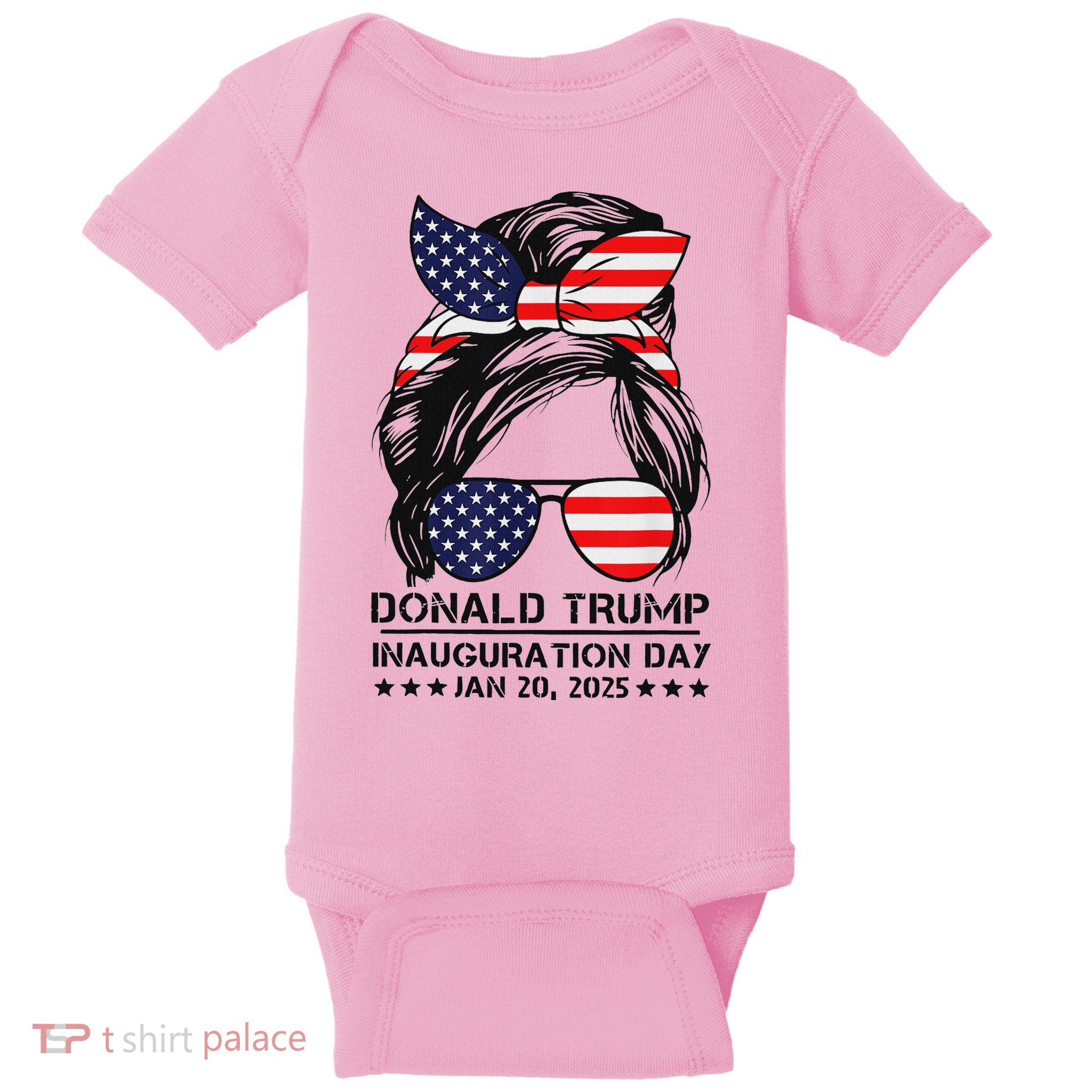 Inauguration Day 2025 Trump Girl Baby Bodysuit