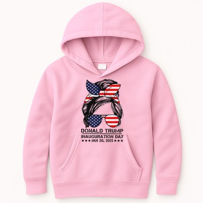 Inauguration Day 2025 Trump Girl Kids Hoodie
