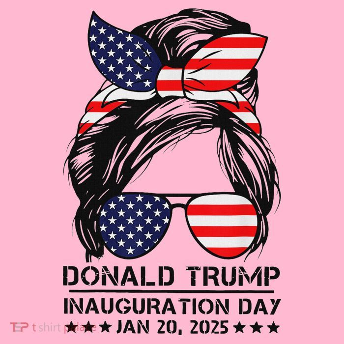 Inauguration Day 2025 Trump Girl Kids T-Shirt