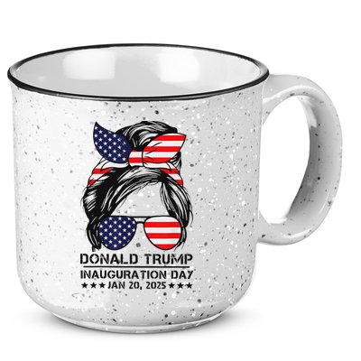 Inauguration Day 2025 Trump Girl 15oz Campfire Ceramic Mug