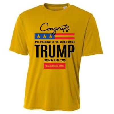 Inauguration Day 2025 Congrats Trump 2025 Cooling Performance Crew T-Shirt