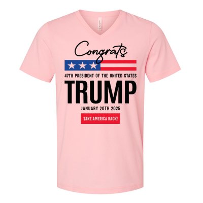 Inauguration Day 2025 Congrats Trump 2025 V-Neck T-Shirt