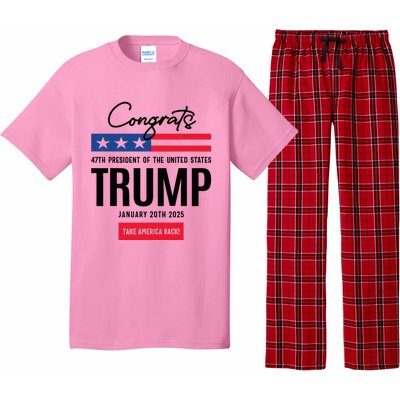 Inauguration Day 2025 Congrats Trump 2025 Pajama Set