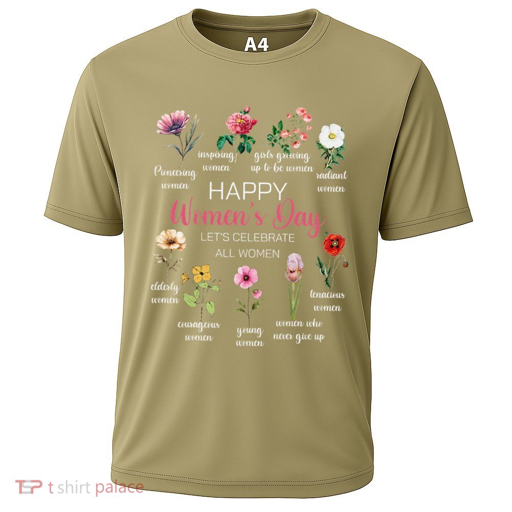 International Day 2025 8 March Gift Cooling Performance Crew T-Shirt
