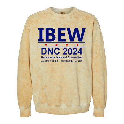 Ibew Dnc 2024 Democratic National Convention Colorblast Crewneck Sweatshirt