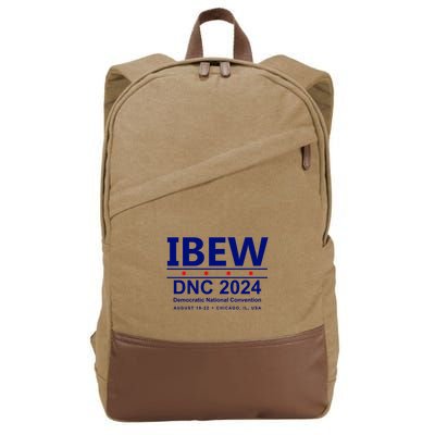 Ibew Dnc 2024 Democratic National Convention Cotton Canvas Backpack
