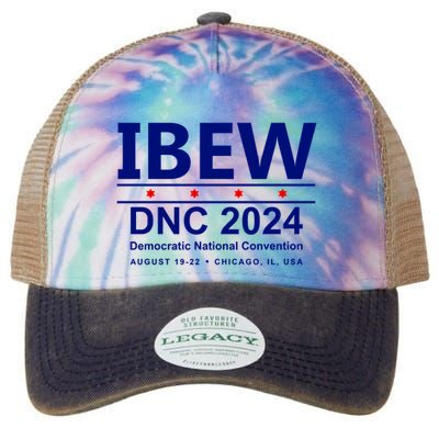 Ibew Dnc 2024 Democratic National Convention Legacy Tie Dye Trucker Hat