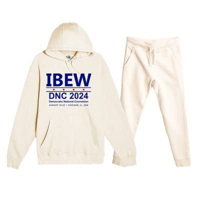 Ibew Dnc 2024 Democratic National Convention Premium Hooded Sweatsuit Set