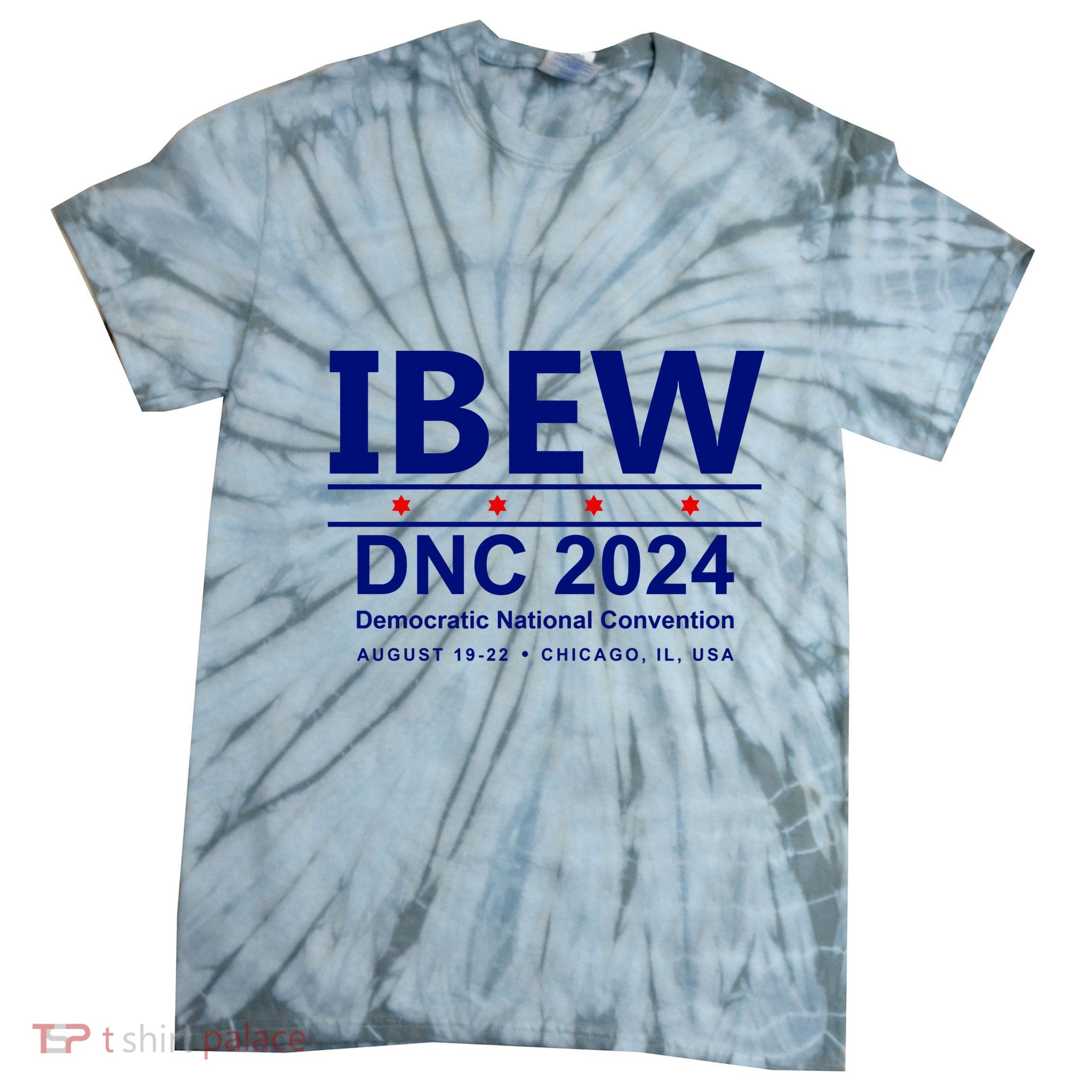 Ibew Dnc 2024 Democratic National Convention Tie-Dye T-Shirt