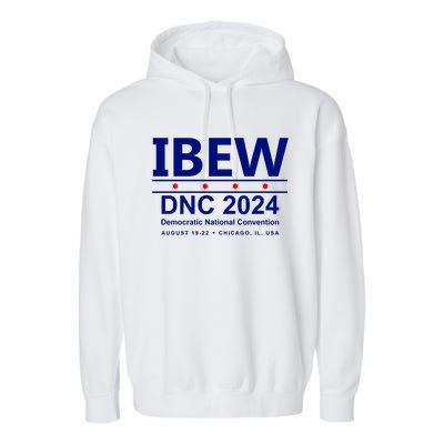 Ibew Dnc 2024 Democratic National Convention Garment-Dyed Fleece Hoodie