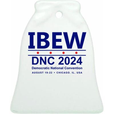 Ibew Dnc 2024 Democratic National Convention Ceramic Bell Ornament