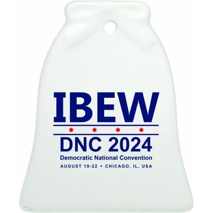 Ibew Dnc 2024 Democratic National Convention Ceramic Bell Ornament