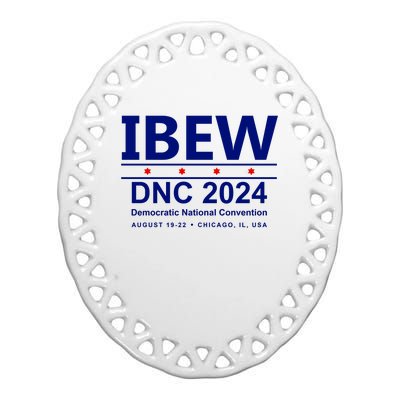 Ibew Dnc 2024 Democratic National Convention Ceramic Oval Ornament