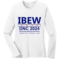 Ibew Dnc 2024 Democratic National Convention Ladies Long Sleeve Shirt