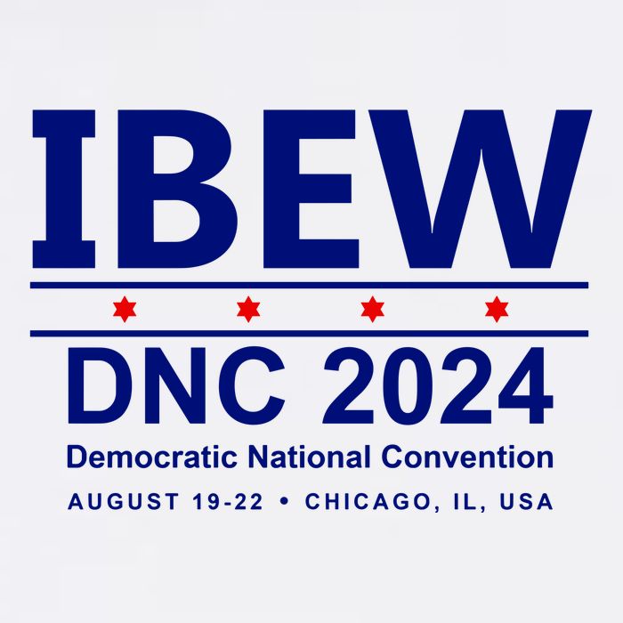 Ibew Dnc 2024 Democratic National Convention Ladies Long Sleeve Shirt