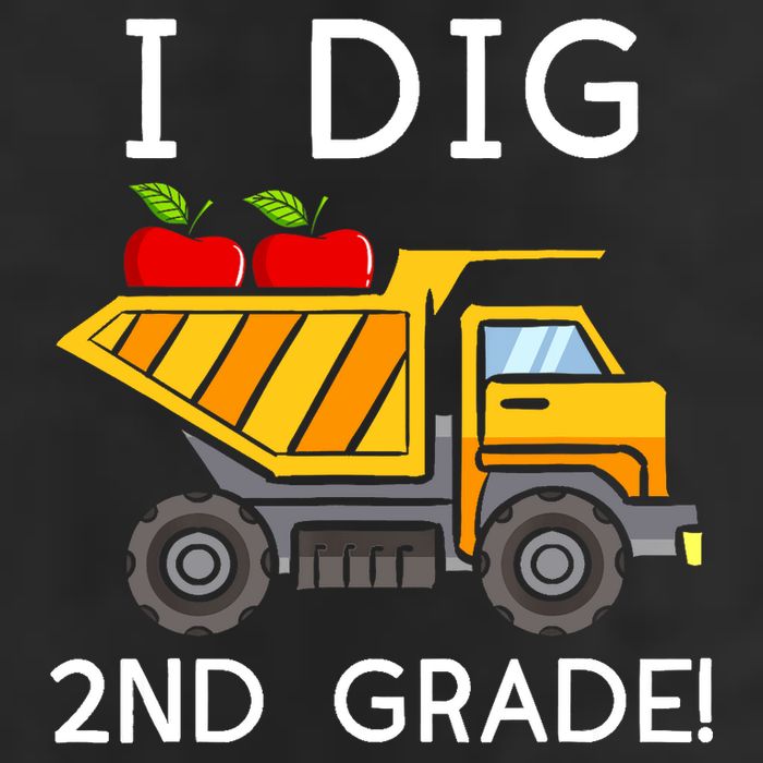 I Dig 2nd Grade Student Teacher Construction Back To School Adult Drive Performance Visor