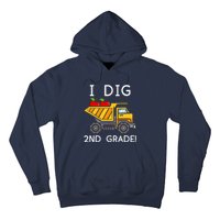 I Dig 2nd Grade Student Teacher Construction Back To School Hoodie