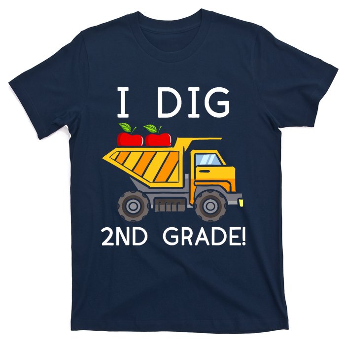 I Dig 2nd Grade Student Teacher Construction Back To School T-Shirt