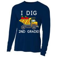I Dig 2nd Grade Student Teacher Construction Back To School Cooling Performance Long Sleeve Crew