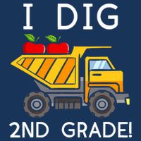 I Dig 2nd Grade Student Teacher Construction Back To School Cooling Performance Long Sleeve Crew