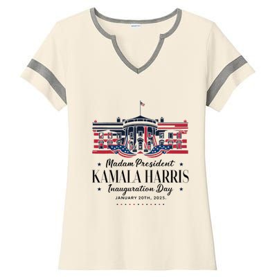 Inauguration Day 2025 Kamala Harris Ladies Halftime Notch Neck Tee