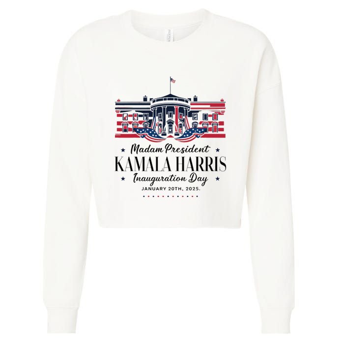 Inauguration Day 2025 Kamala Harris Cropped Pullover Crew