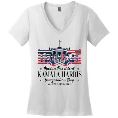 Inauguration Day 2025 Kamala Harris Women's V-Neck T-Shirt