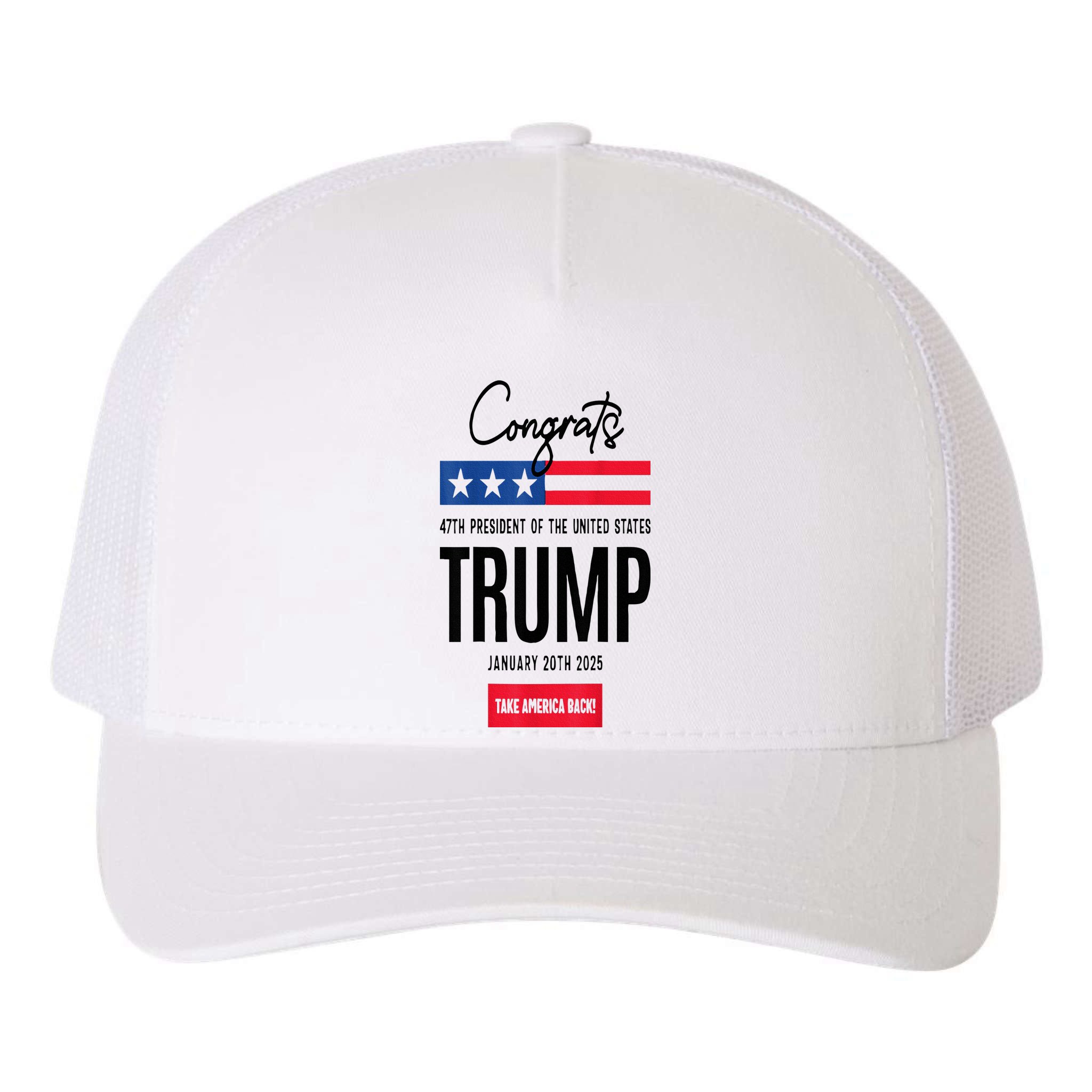 Inauguration Day 2025 Congrats Trump 2025 Yupoong Adult 5Panel Trucker