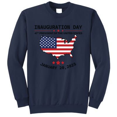 Inauguration Day 47th President Of The United States Donald Trump Sweatshirt