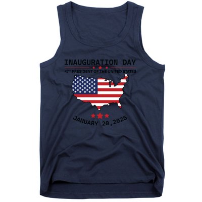 Inauguration Day 47th President Of The United States Donald Trump Tank Top