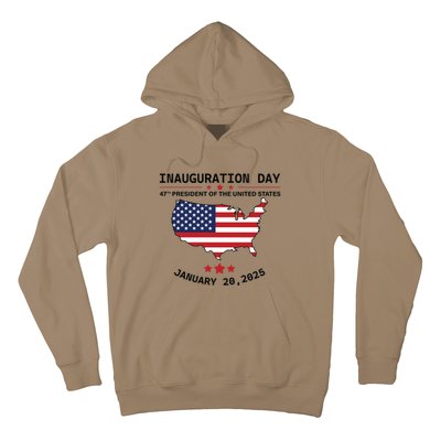 Inauguration Day 47th President Of The United States Donald Trump Hoodie